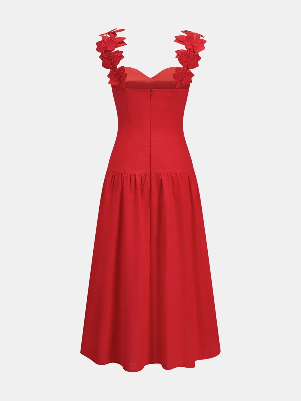 NWT 🌹 Commense Floral Strap Drop Waist Dress - Picture 2 of 14